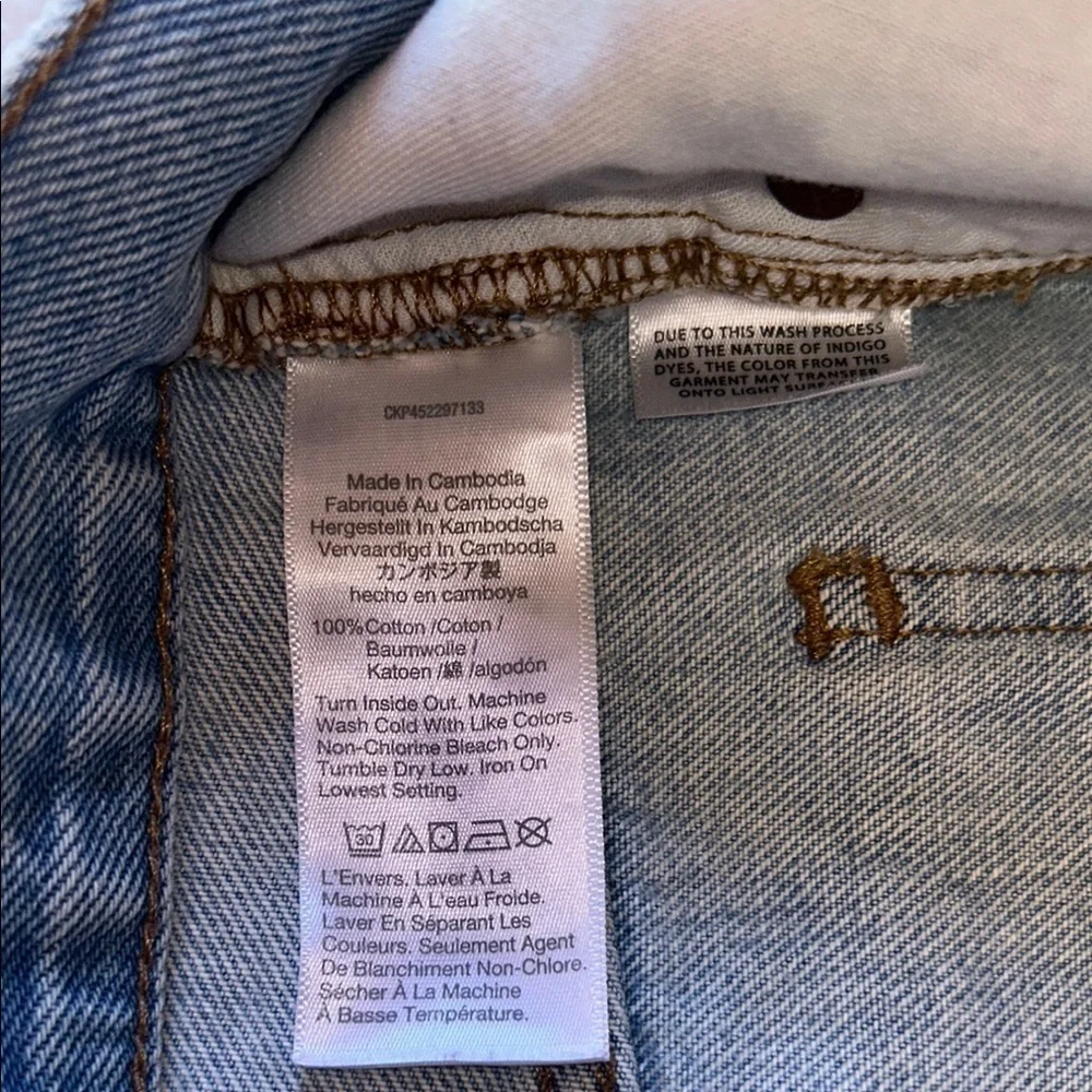 Madewell Blue Jean Shorts Distressed Summer Style